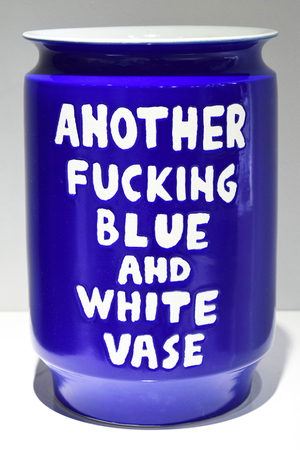HONORABLE MENTION - ANOTHER FUCKING BLUE AND WHITE VASE