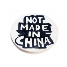 NOT MADE IN CHINA PLATE #18