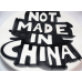 NOT MADE IN CHINA PLATE #18