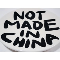 NOT MADE IN CHINA PLATE #22