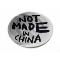 NOT MADE IN CHINA PLATE #23